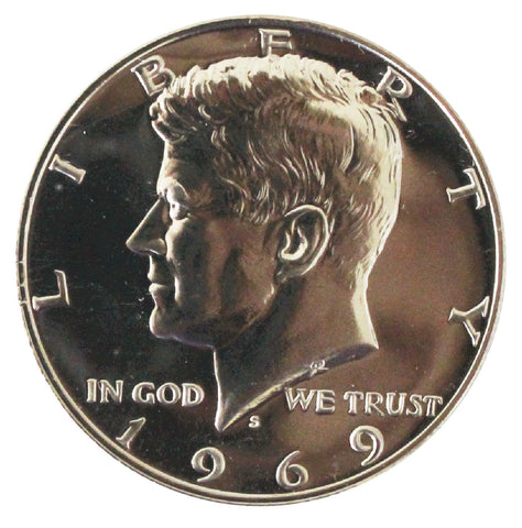 Lot - 20 Silver Proof 1969 S Kennedy Half Dollars