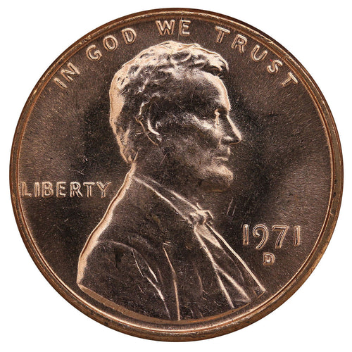 1971 / Lincoln Memorial BU Penny