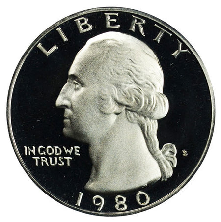 1964 / Washington Quarter Silver AU