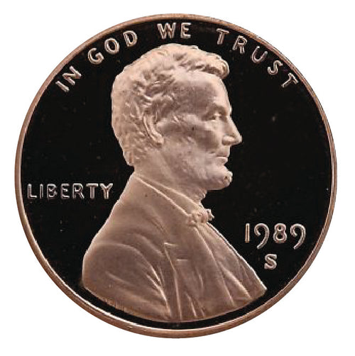 1989 / Lincoln Memorial Penny Cameo Proof