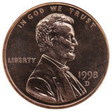 1998 / Lincoln Memorial BU Penny