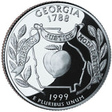 1999 / State Quarter Gem Proof / Georgia