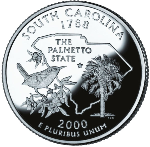 2000 / State Quarter Gem Proof / South Carolina