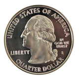 2002 / State Quarter Deep Cameo Silver Proof / Louisiana