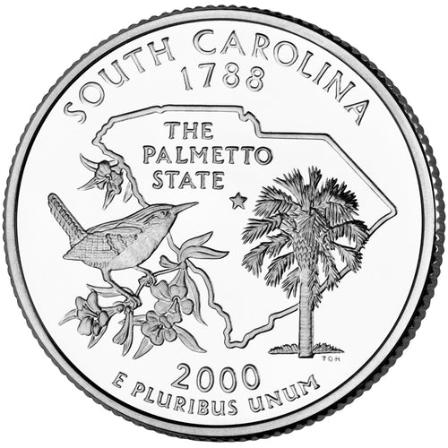 2000 / State Quarter BU / South Carolina