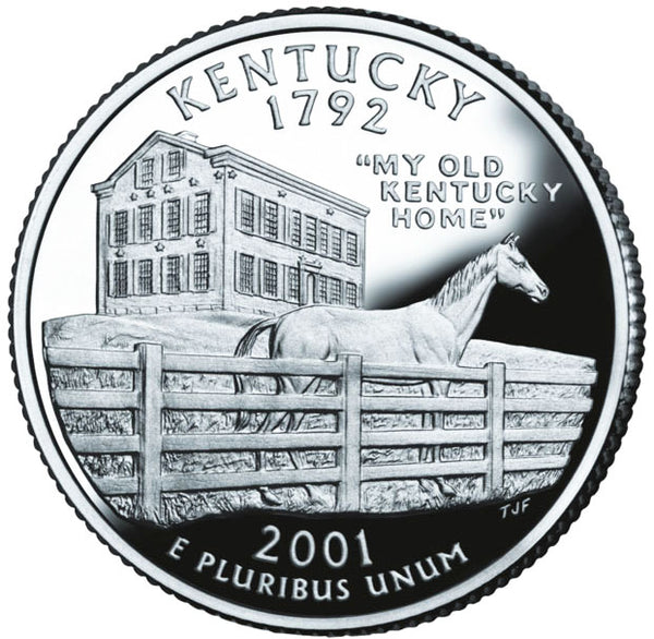 2001 / State Quarter Gem Proof / Kentucky