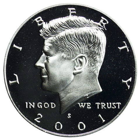 2001 / Kennedy Half Dollar Deep Cameo Silver Proof
