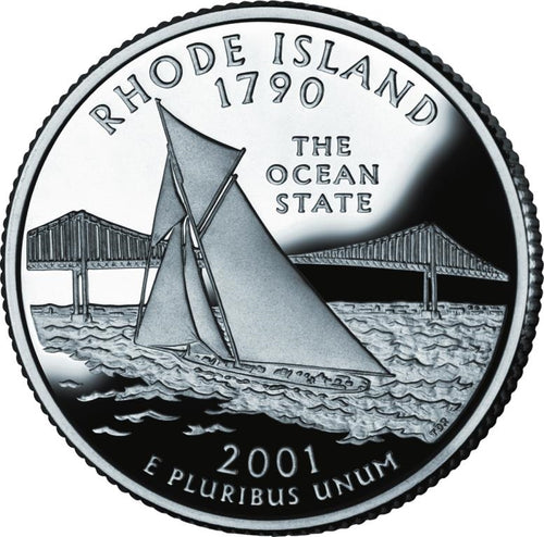 2001 / State Quarter Gem Proof / Rhode Island