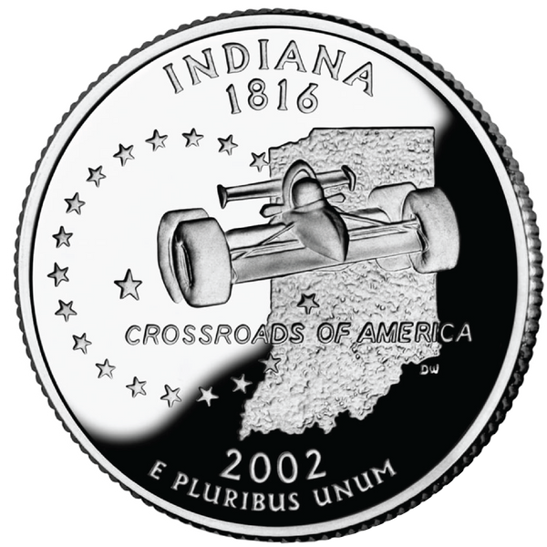 2002 / State Quarter Gem Proof / Indiana