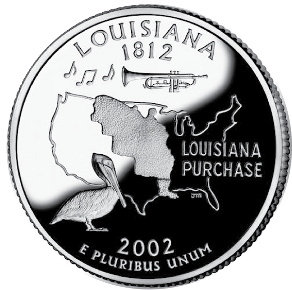 2002 / State Quarter Gem Proof / Louisiana