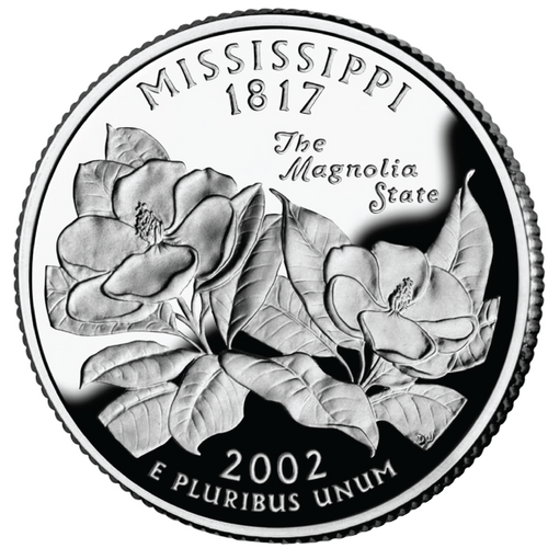 2002 / State Quarter Gem Proof / Mississippi