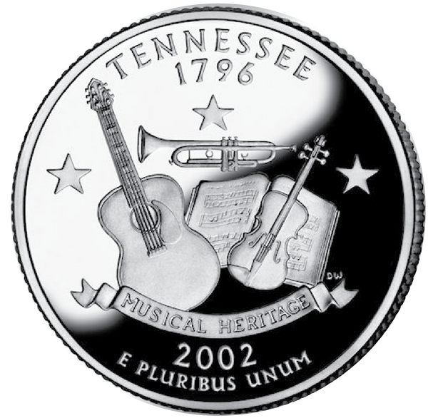2002 / State Quarter Gem Proof / Tennessee