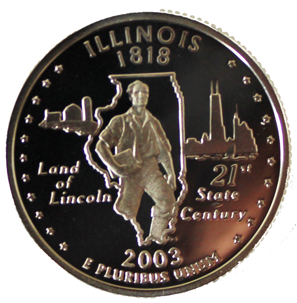 2003 / State Quarter Silver Proof / Illinois
