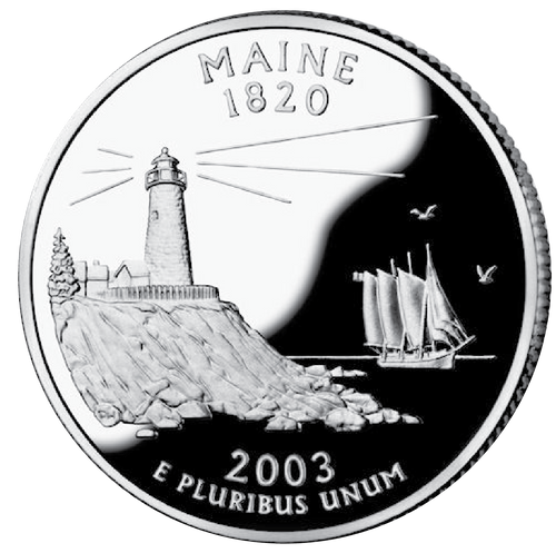 2003 / State Quarter Gem Proof / Maine
