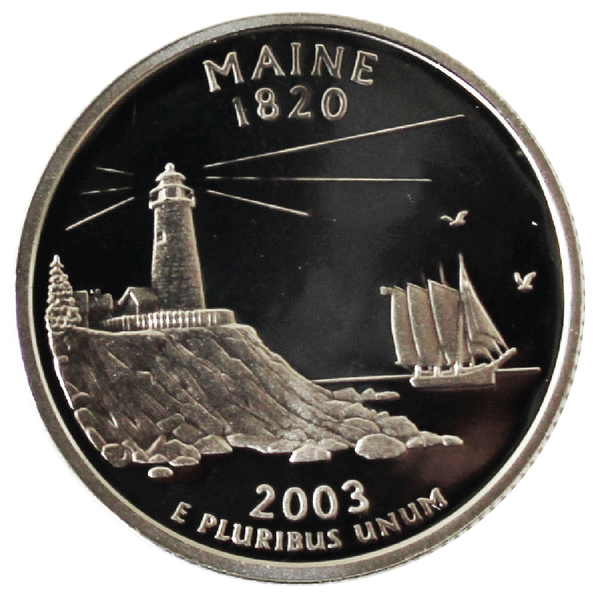 2003 / State Quarter Silver Proof / Maine