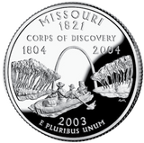 2003 / State Quarter Gem Proof / Missouri
