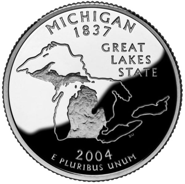 2004 / State Quarter Gem Proof / Michigan