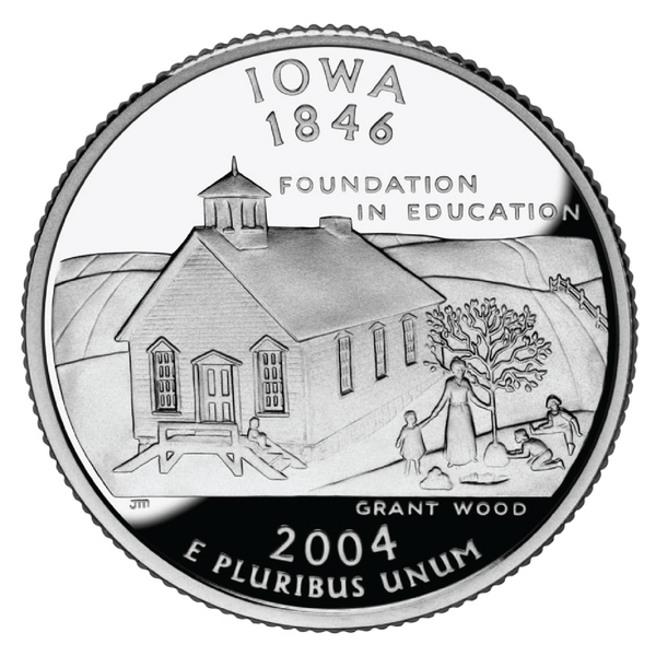 2004 / State Quarter Gem Proof / Iowa