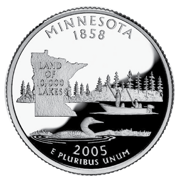 2005 / State Quarter Gem Proof / Minnesota