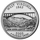 2005 / State Quarter BU / West Virginia