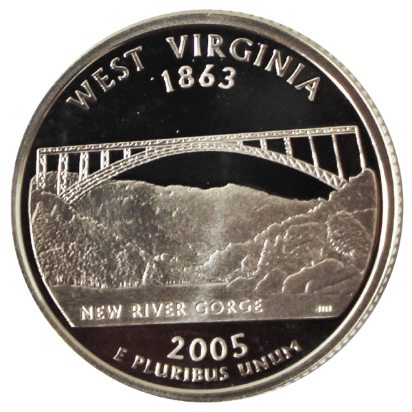 2005 / State Quarter Silver Proof / West Virginia