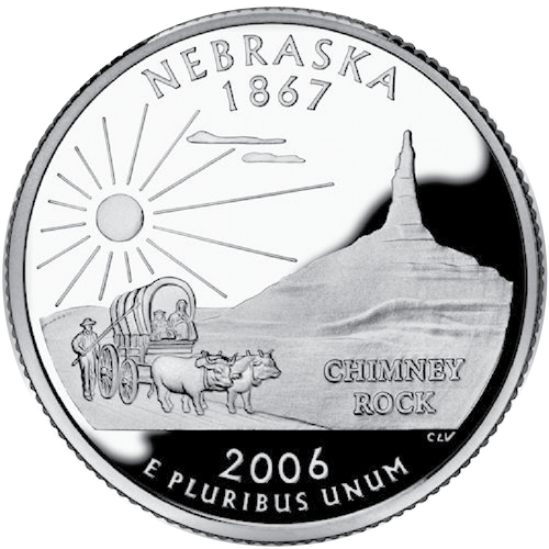 2006 / State Quarter Gem Proof / Nebraska