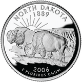 2006 / State Quarter Gem Proof / North Dakota