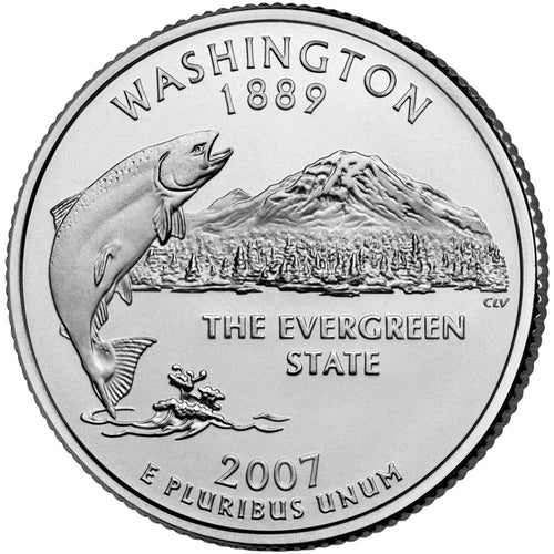 2007 / State Quarter BU / Washington