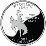 2007 / State Quarter Gem Proof / Wyoming