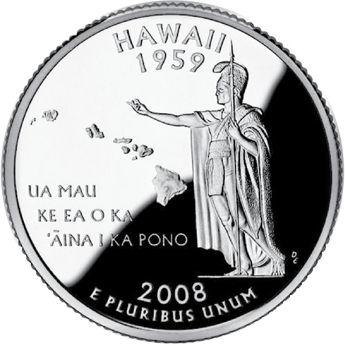 2008 / State Quarter Gem Proof / Hawaii