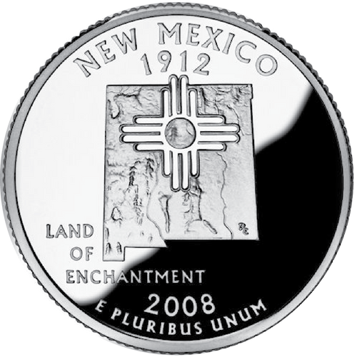 2008 / State Quarter Gem Proof / New Mexico