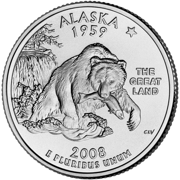 2008 / State Quarter BU / Alaska
