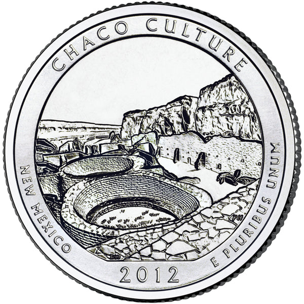 2012 / America the Beautiful Quarter BU / Chaco Culture National Historical Park