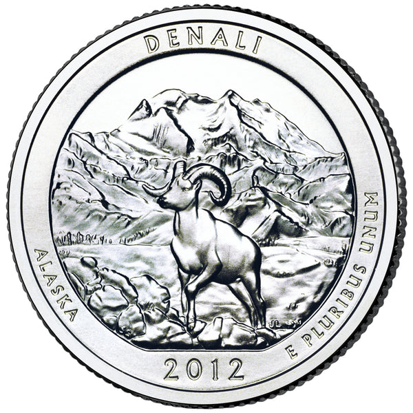 2012 / America the Beautiful Quarter BU / Denali National Park