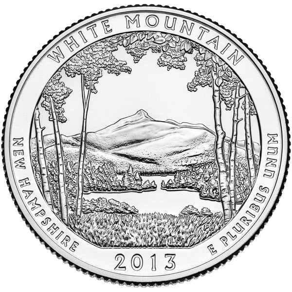 2013 / America the Beautiful Quarter BU / White Mountain National Forest