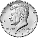 2018 / Kennedy BU Half Dollar