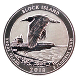 2018 / America the Beautiful Quarter Reverse Silver Proof / Block Island National Wildlife Refuge