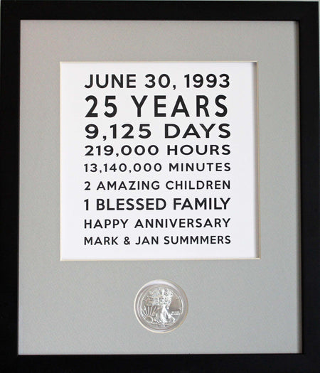 LOVE Anniversary CoinArt / Color Choices