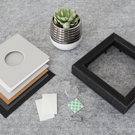 DIY Frame and Mat Kit / Square Opening