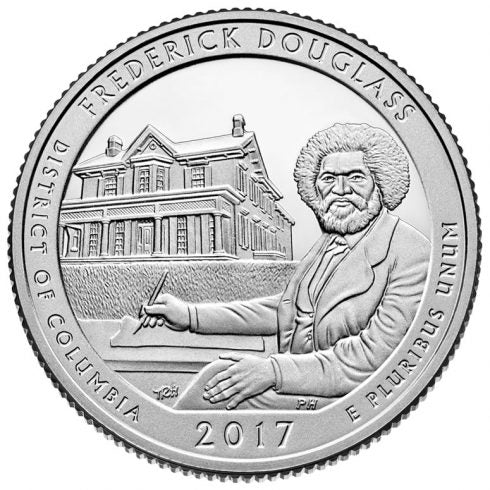 2017 / America the Beautiful Quarter BU / Frederick Douglass National Historic Site
