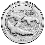 2017 / America the Beautiful Quarter BU / Effigy Mounds National Monument