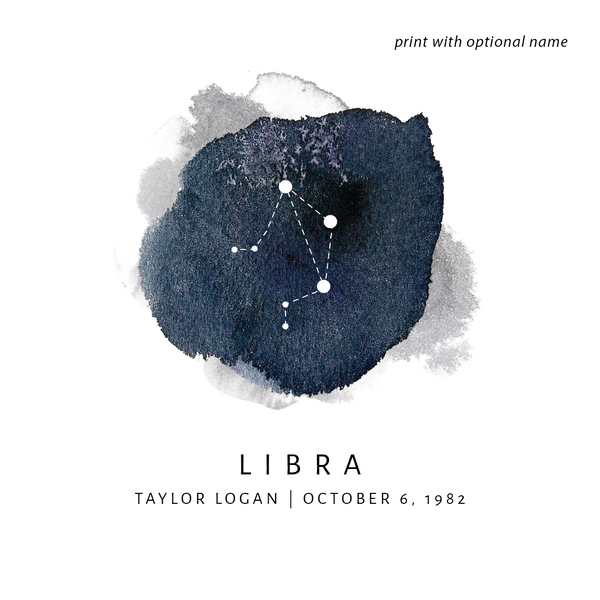 Libra Zodiac Constellation CoinArt