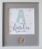 Monogram Baby CoinArt / Color Choices