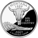 2007 / State Quarter Gem Proof / Montana