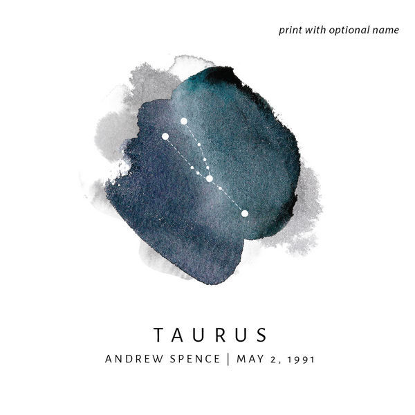 Taurus Zodiac Constellation CoinArt