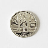 2001 / State Quarter Deep Cameo Silver Proof / Vermont