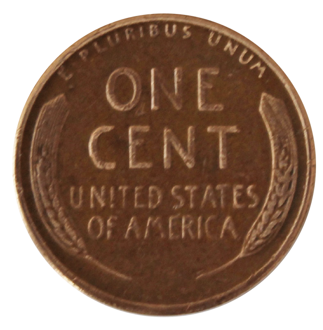 1958 / Lincoln Wheat Penny / Buffed
