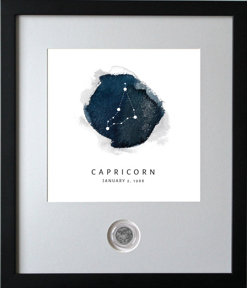 Capricorn Zodiac Constellation CoinArt