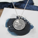 Zodiac Silver Charm and Mini Print