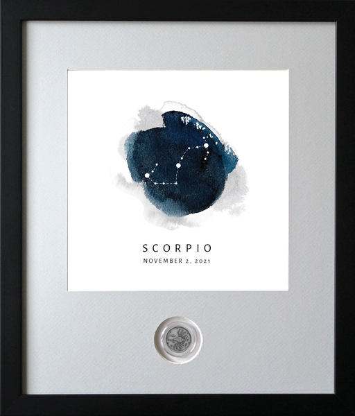 Scorpio Zodiac Constellation CoinArt